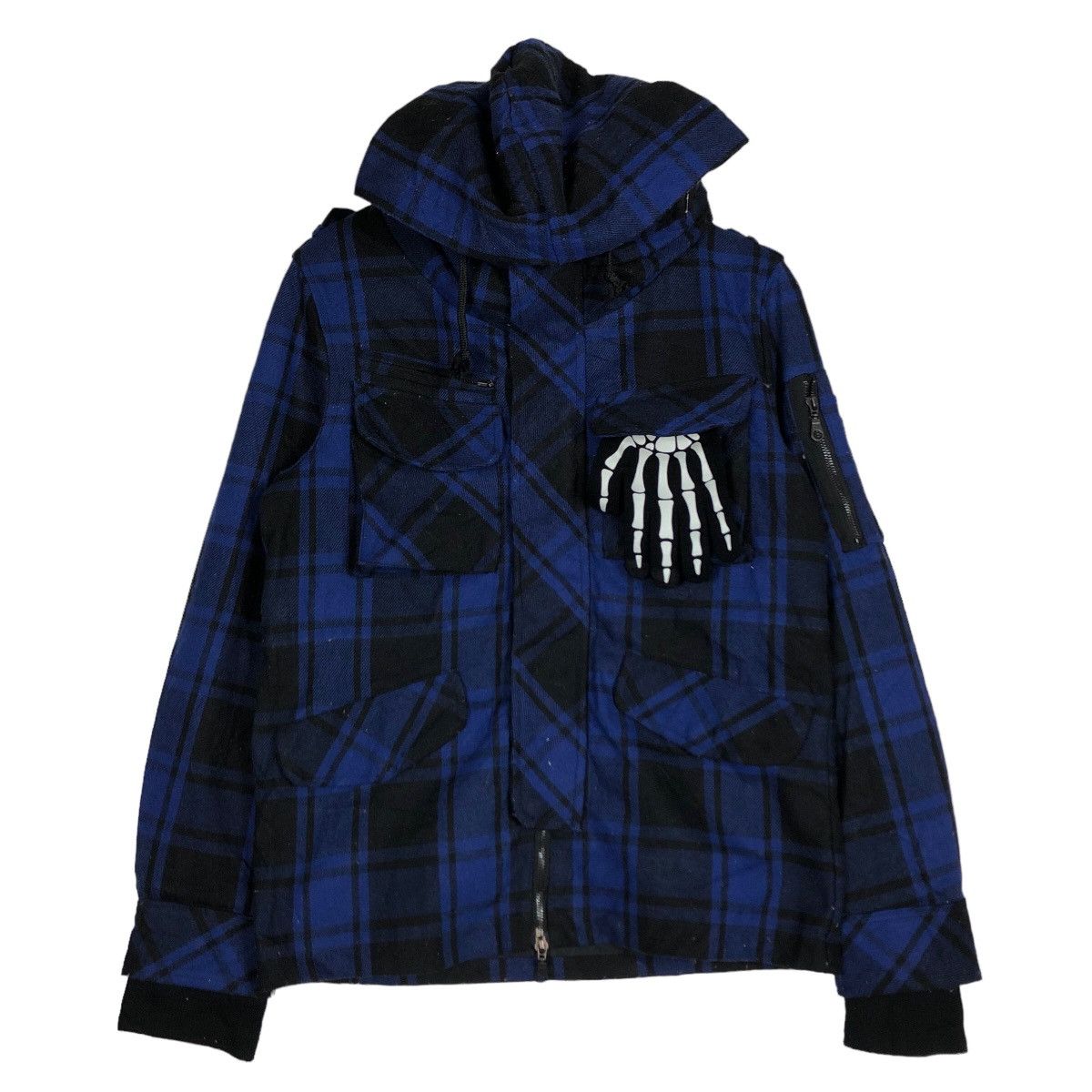 Japanese Brand 🔥Rare 90’s In The Attic Japan Jacket Tartan Design Punk Size US M / EU 48-50 / 2 - 2 Thumbnail
