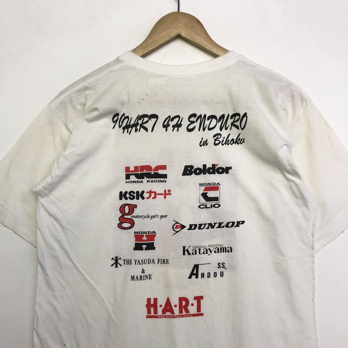 Honda × Vintage Vintage Honda Dirt Bike HART Enduro In Bihoku Tshirt Size US L / EU 52-54 / 3 - 10 Thumbnail