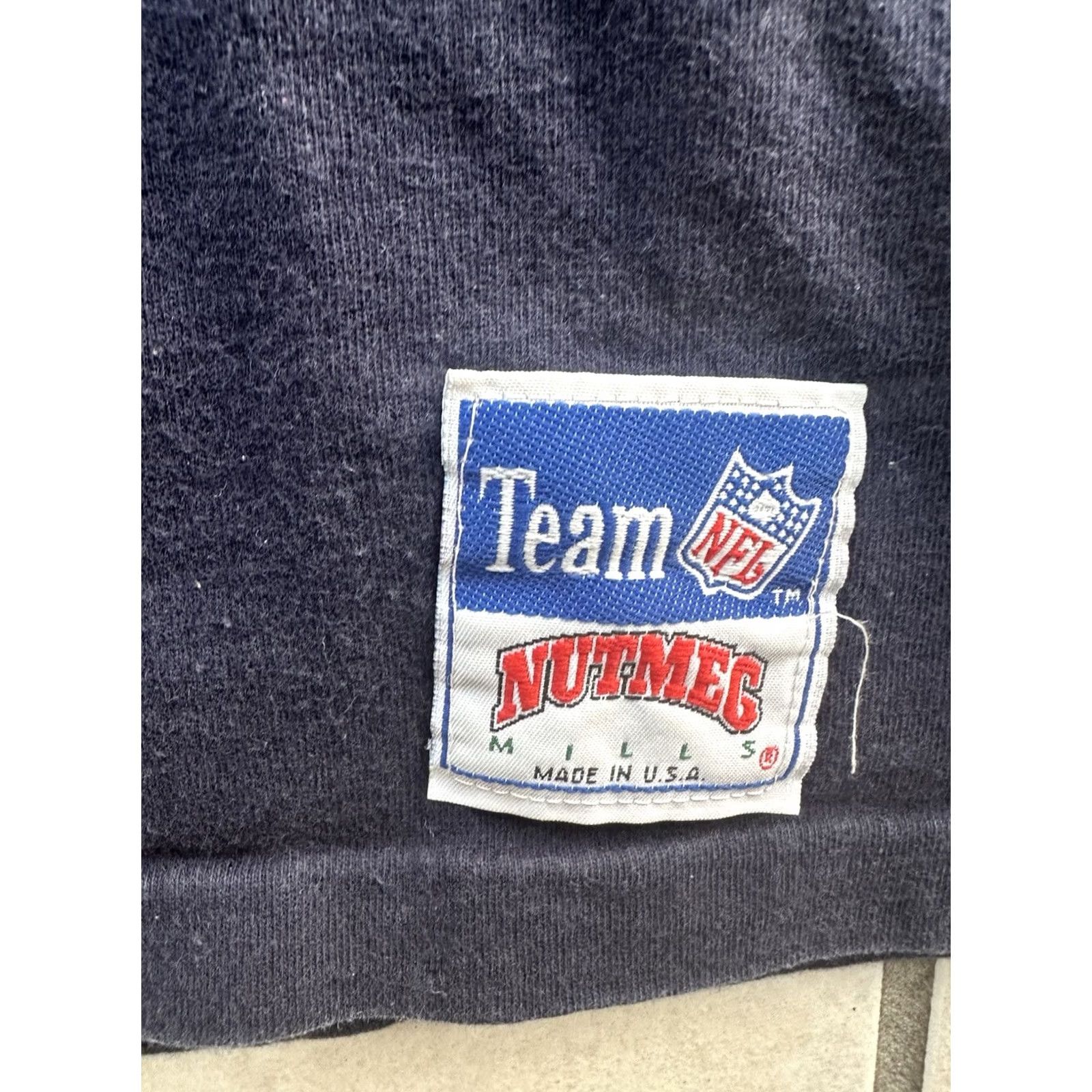 NFL Vintage Nutmeg NFL Dallas Cowboys T-Shirt Medium Blue 90s Made USA Single Stitch Men Size US M / EU 48-50 / 2 - 3 Thumbnail
