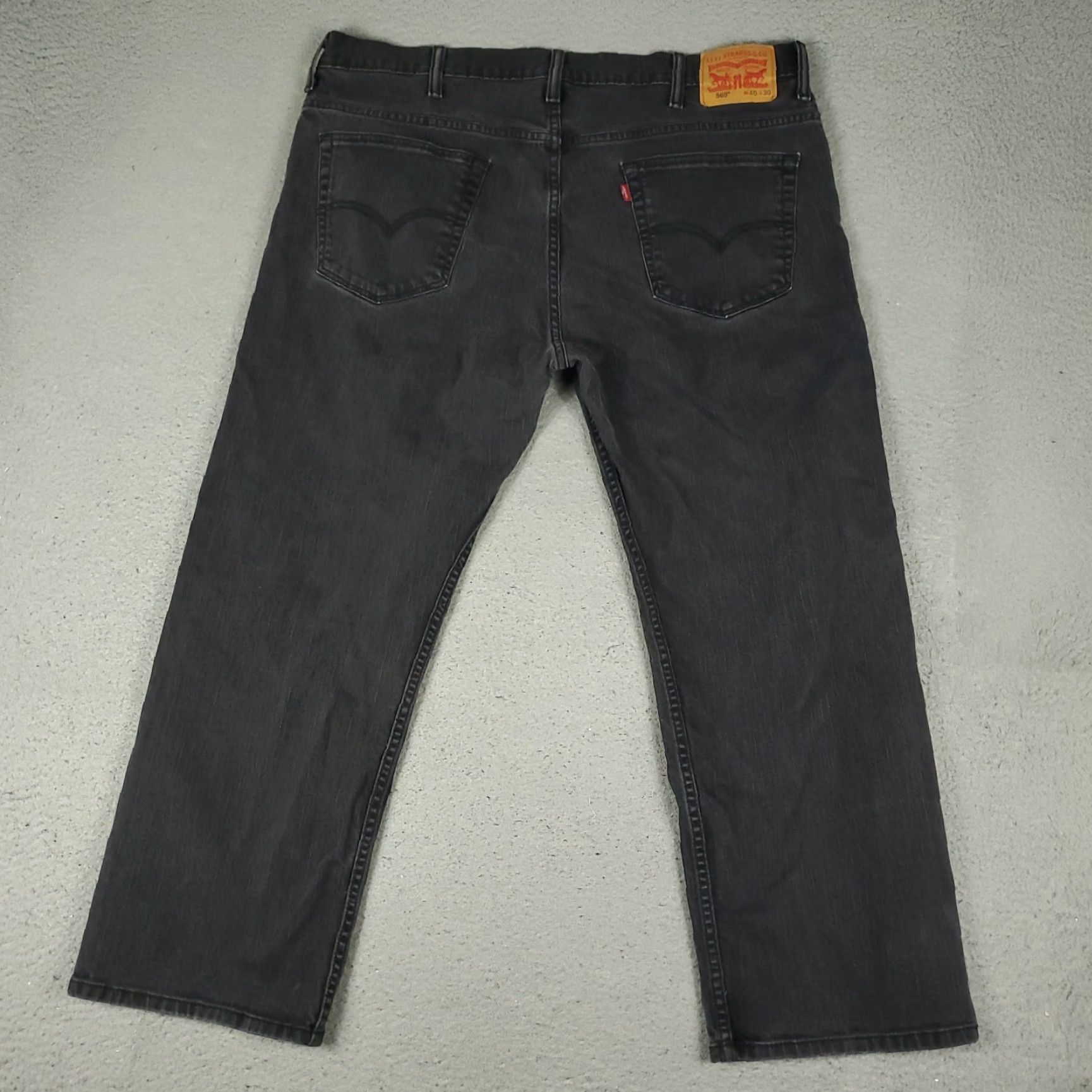 Levi's Levi's 569 Jeans Mens 40x28 Gray Denim Regular Straight 5-Pocket Zip Levi's Logo Vintage: No Mens Denim Pants Size US 40 / EU 56 - 7 Thumbnail