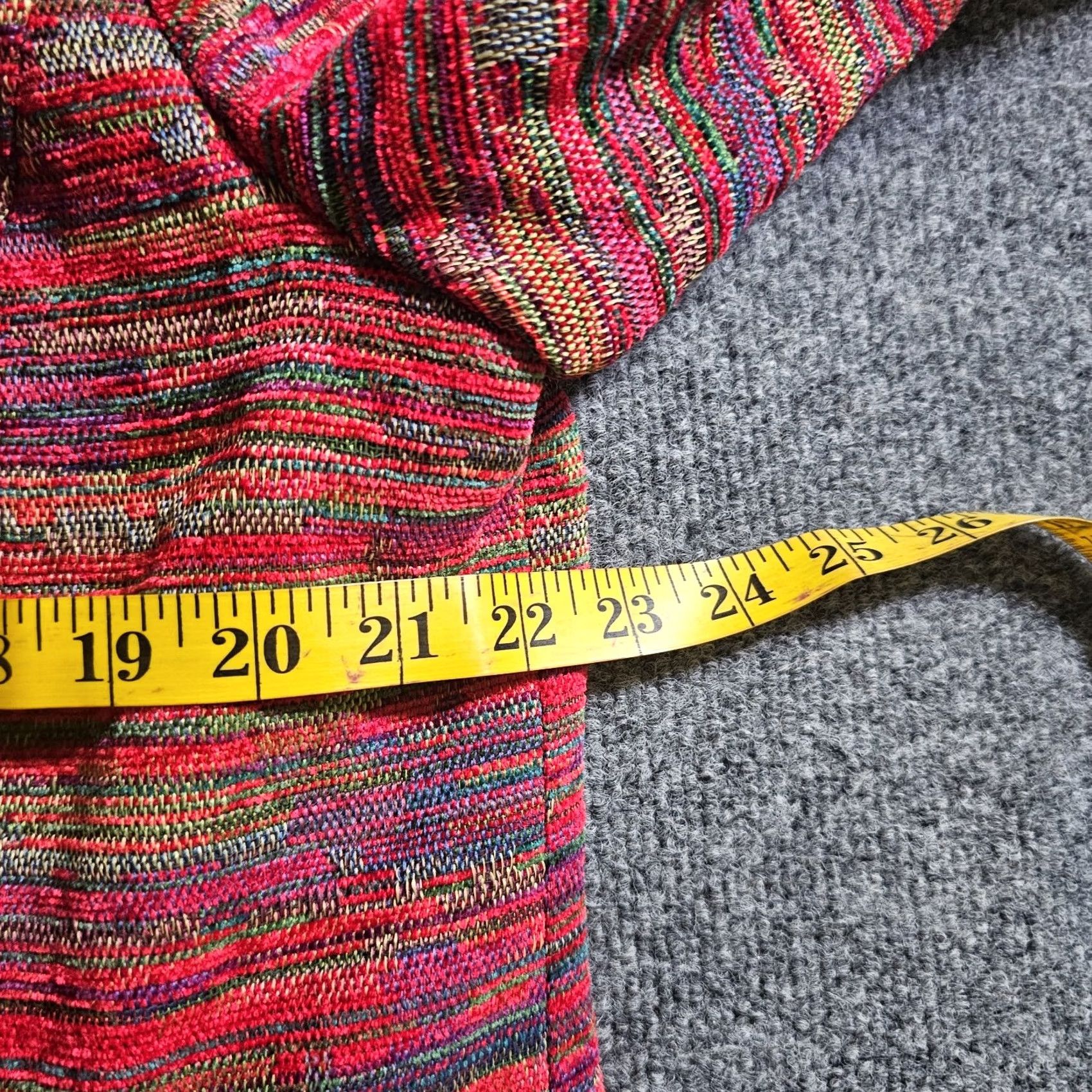 Coldwater Creek Coldwater Creek Blazer Shirt Womens Large Red Tweed Open Long Sleeve Career Jacket/Coat Mid-Length Size L / US 10 / IT 46 - 5 Thumbnail