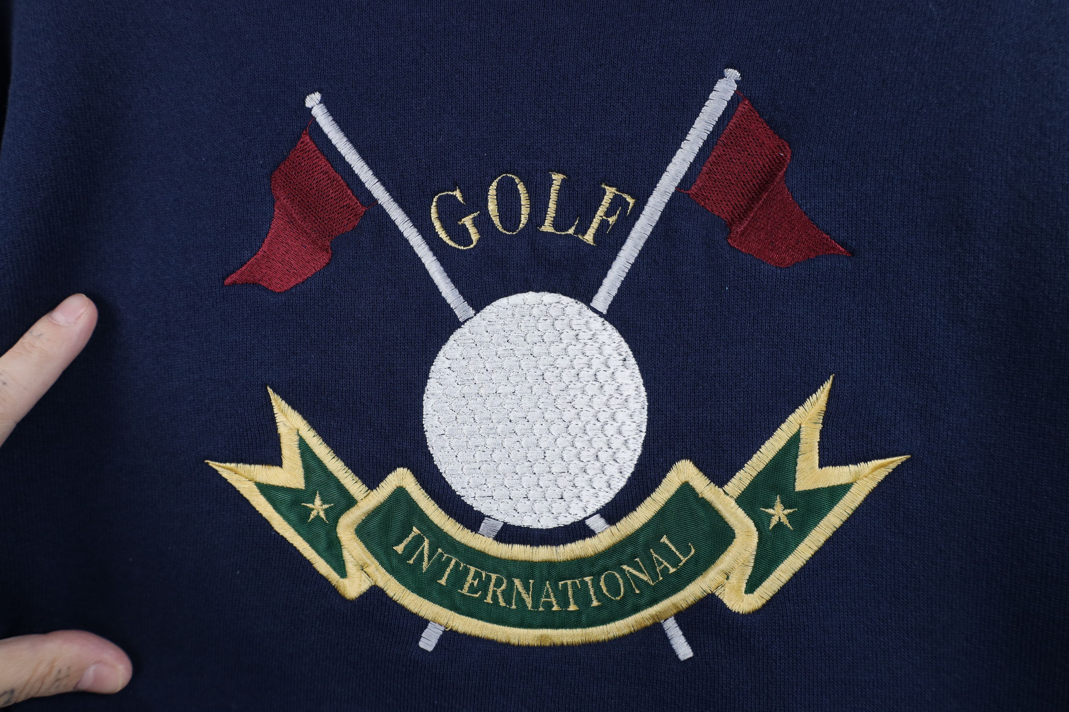 Vintage Vintage 90s Spell Golf International Crewneck Sweatshirt USA Size US XL / EU 56 / 4 - 4 Thumbnail