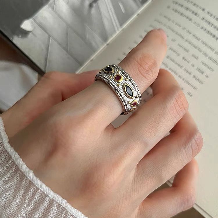 Jewelry New Trend Jewelry Rings Open Size Chrome Ring (Size 7-13) Size ONE SIZE - 2 Thumbnail