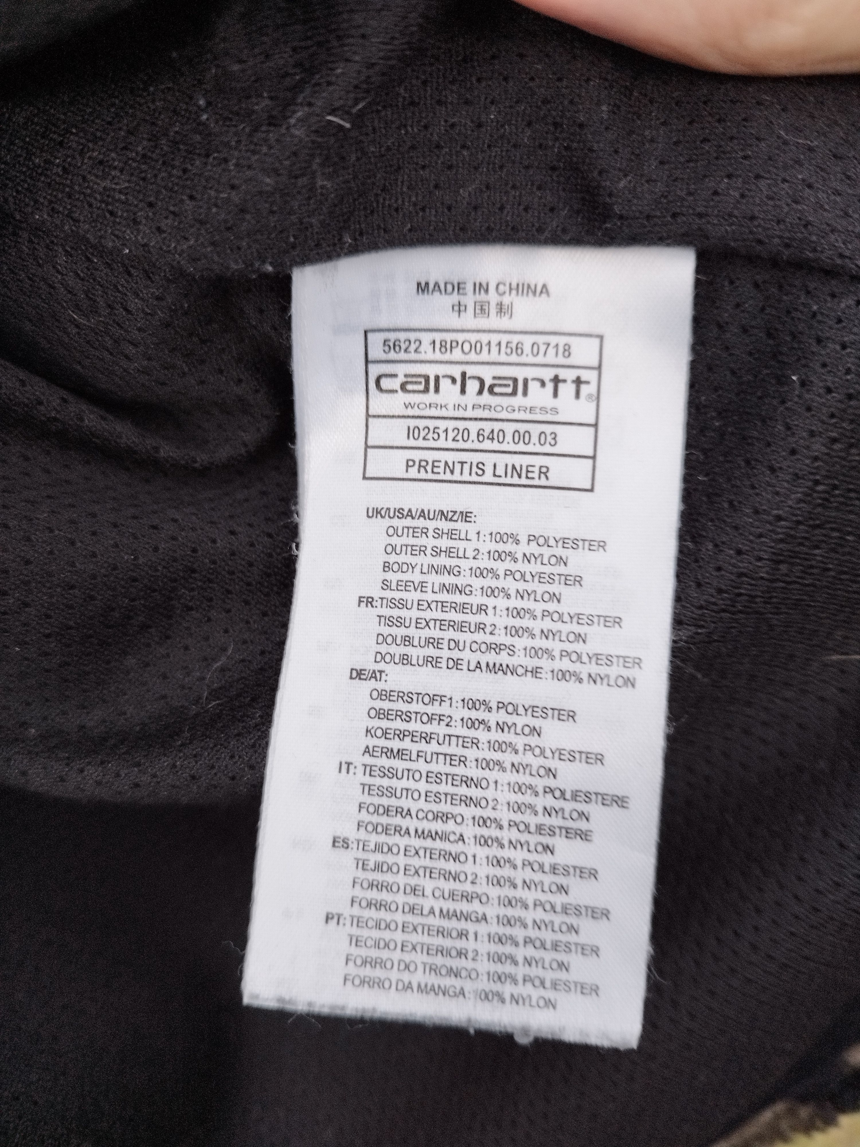 Carhartt Wip Carhartt WIP Prentis Liner Camo Fleece Jacket Camouflage Size US L / EU 52-54 / 3 - 16 Thumbnail