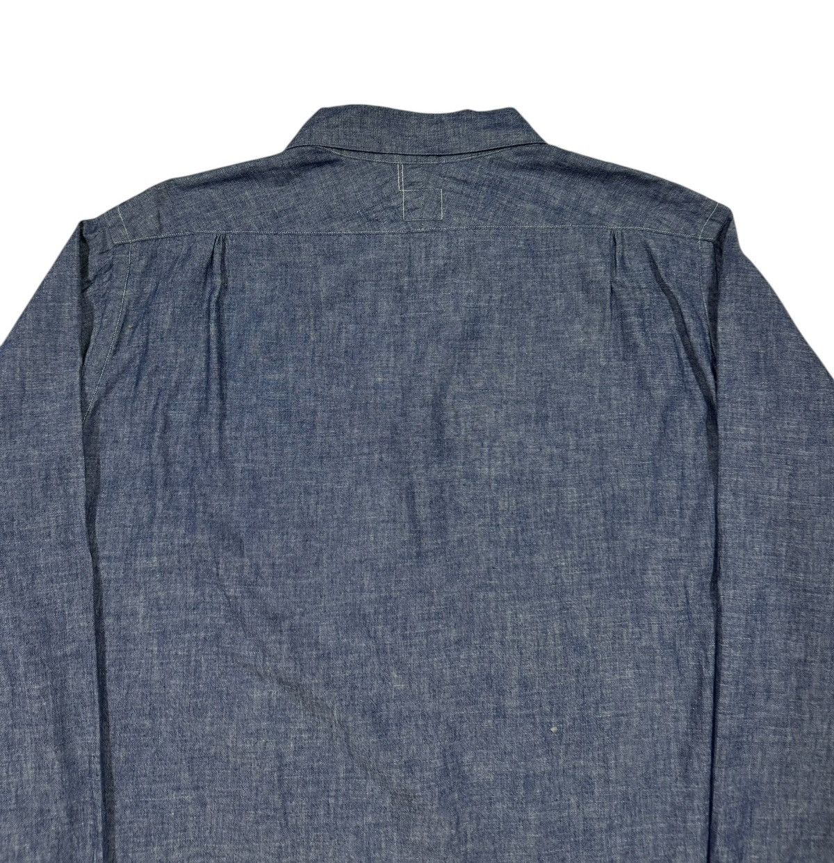 Post Overalls 2016 Post Overall V-patch Pocket Open Collar Indigo Chambray Size US L / EU 52-54 / 3 - 12 Thumbnail