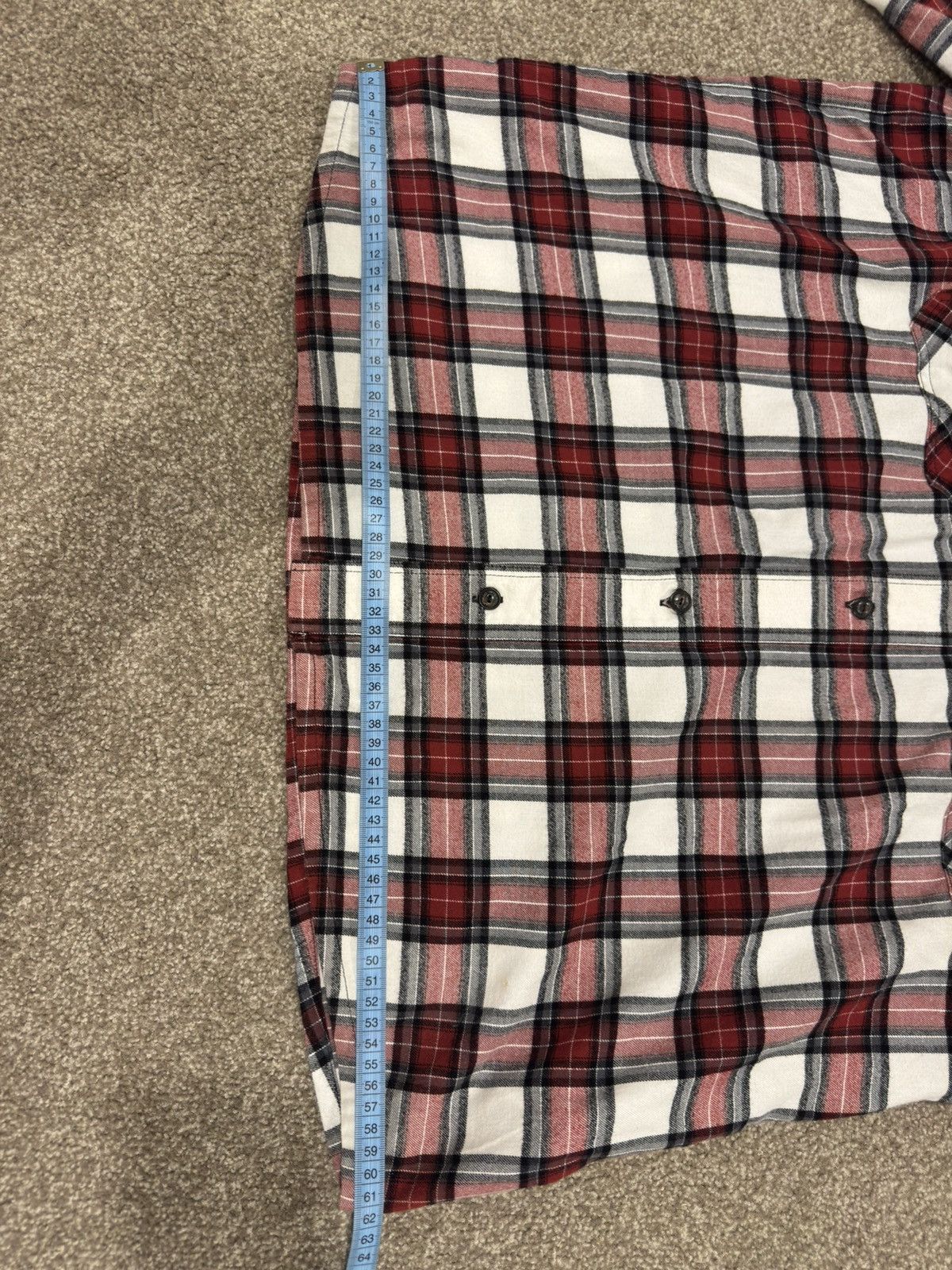 Off-White OFF-WHITE ALLOVER CHECK FLANNEL ARROW SHIRT Size US XL / EU 56 / 4 - 14 Thumbnail