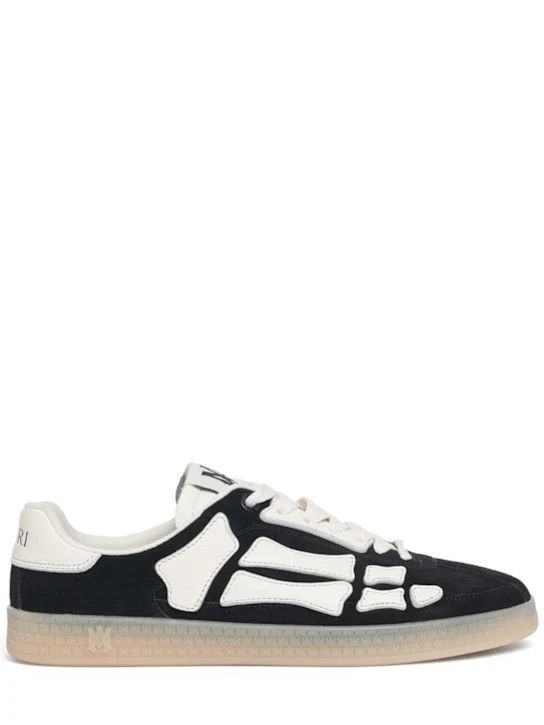Amiri o1lsvrm0425 Pacific Bones Low Sneakers in Black Size US 13 / EU 46 - 3 Thumbnail