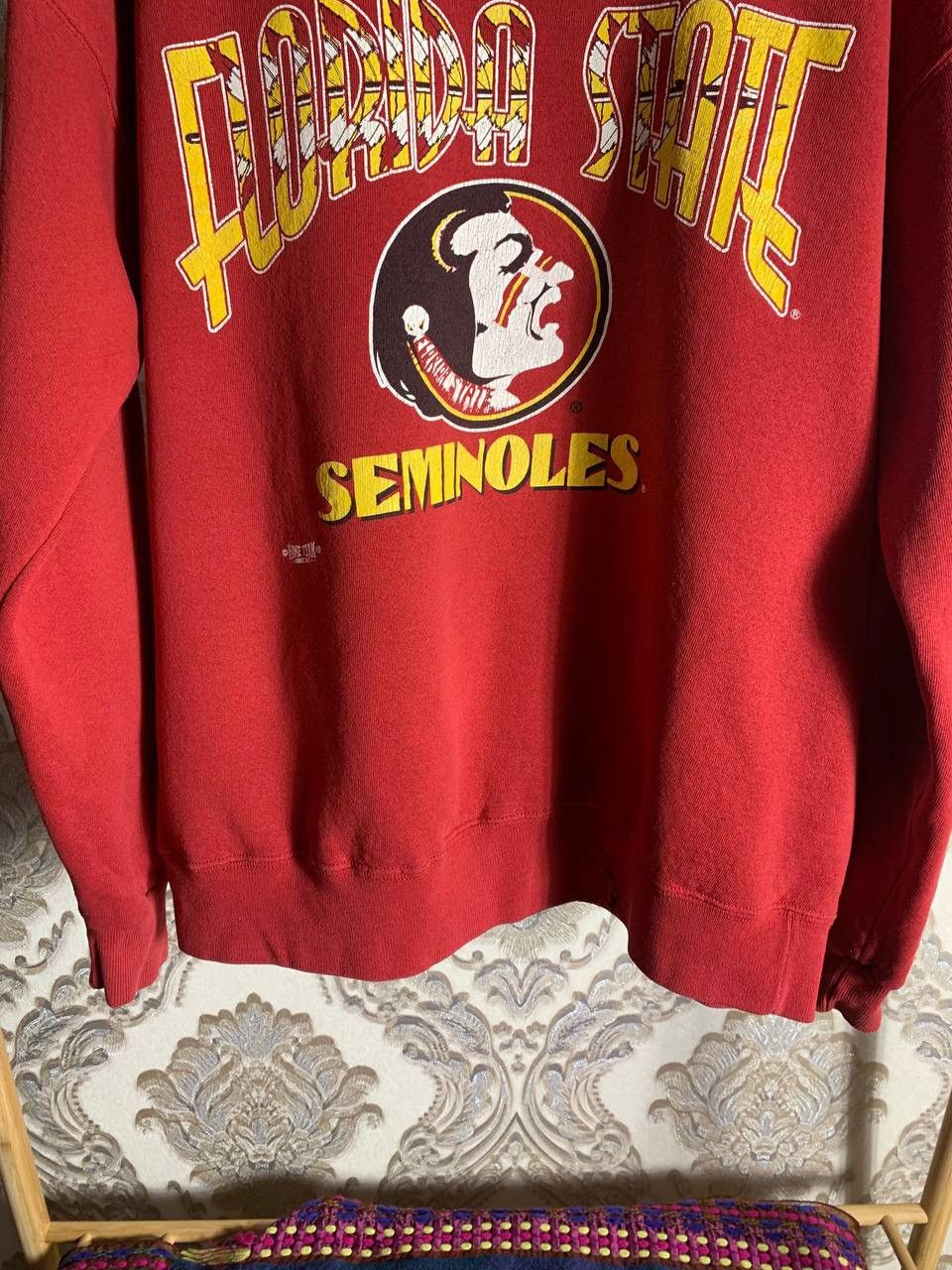 NFL × Vintage VERY RARE NFL FLORIDA STATE SEMINOLES SWEATSHIRT 90s Y2K SK8 Size US XL / EU 56 / 4 - 4 Thumbnail