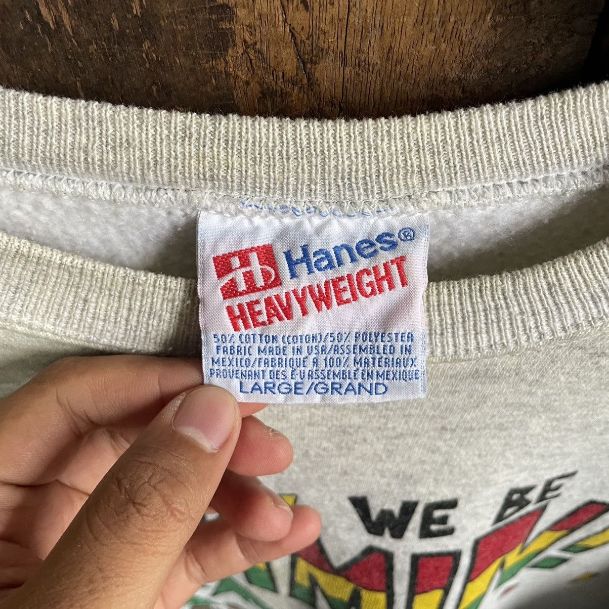 Hanes × Vintage Jammin Crewneck Sweatshirt Size US L / EU 52-54 / 3 - 6 Thumbnail