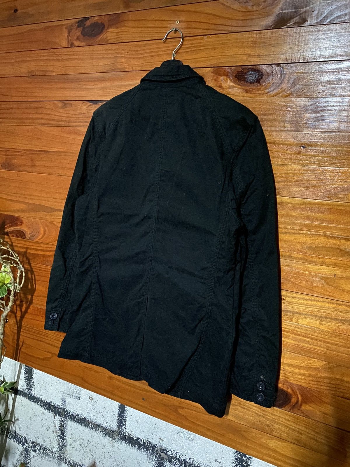 Gap Vintage GAP Black Utility Blazer Jacket Minimalist Workwear Size US M / EU 48-50 / 2 - 8 Thumbnail