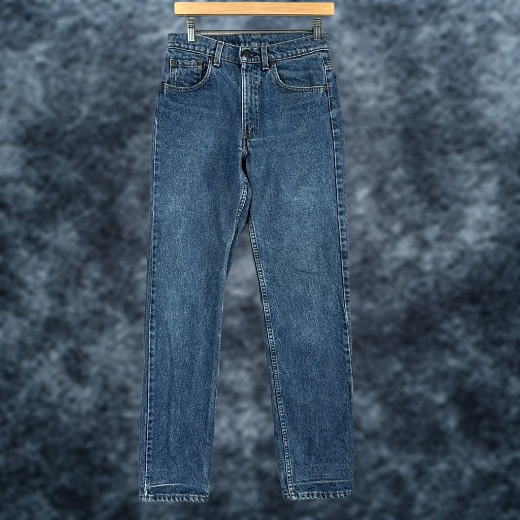 Levi's VINTAGE Levi's 505 Jeans Men 30x33 Blue Denim 585 Button 90s Made in USA USA Retro Classic 5-Pocket Logo 90s Levi's 505 Men Jeans Size US 30 / EU 46 - 1 Thumbnail