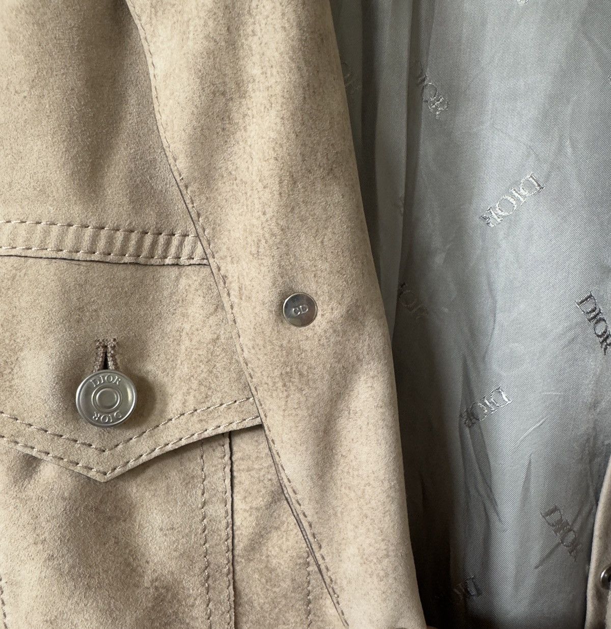 Dior Dior x Cactus Jack Brown Leather Layered Jacket Size US M / EU 48-50 / 2 - 5 Thumbnail