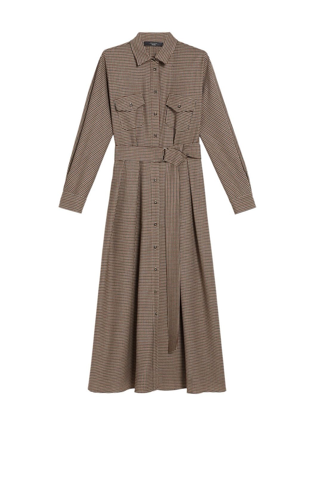 Max Mara WEEKEND MAX MARA Fischio Wool Shirt Dress Size IT 42 / US 8 Size M / US 6-8 / IT 42-44 - 18 Thumbnail