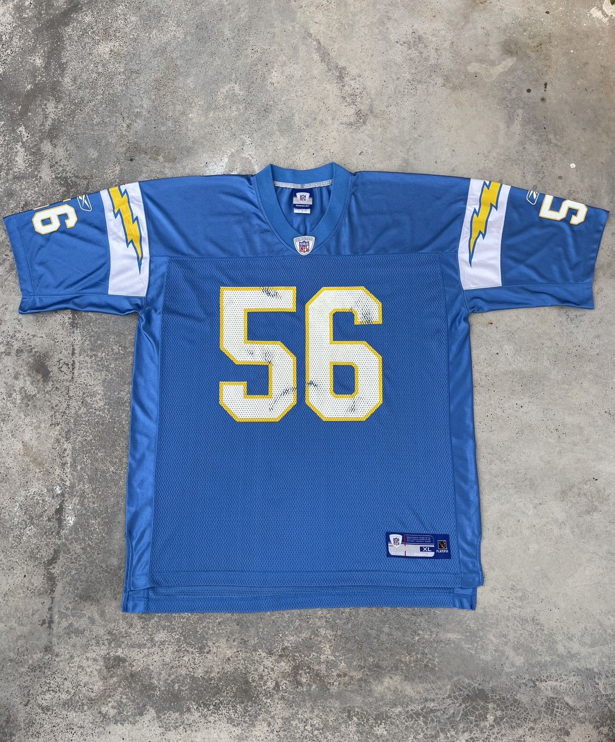 NFL × Reebok × Vintage Vintage San Diego Chargers NFL Reebok Jersey Size US XL / EU 56 / 4 - 1 Thumbnail