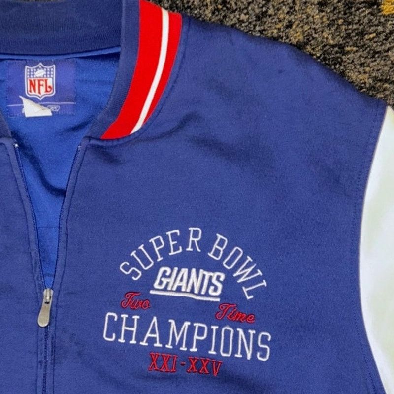 Reebok NY Giants Jacket NFL Reebok Vintage Superbowl Champ Size XL Size US XL / EU 56 / 4 - 3 Thumbnail