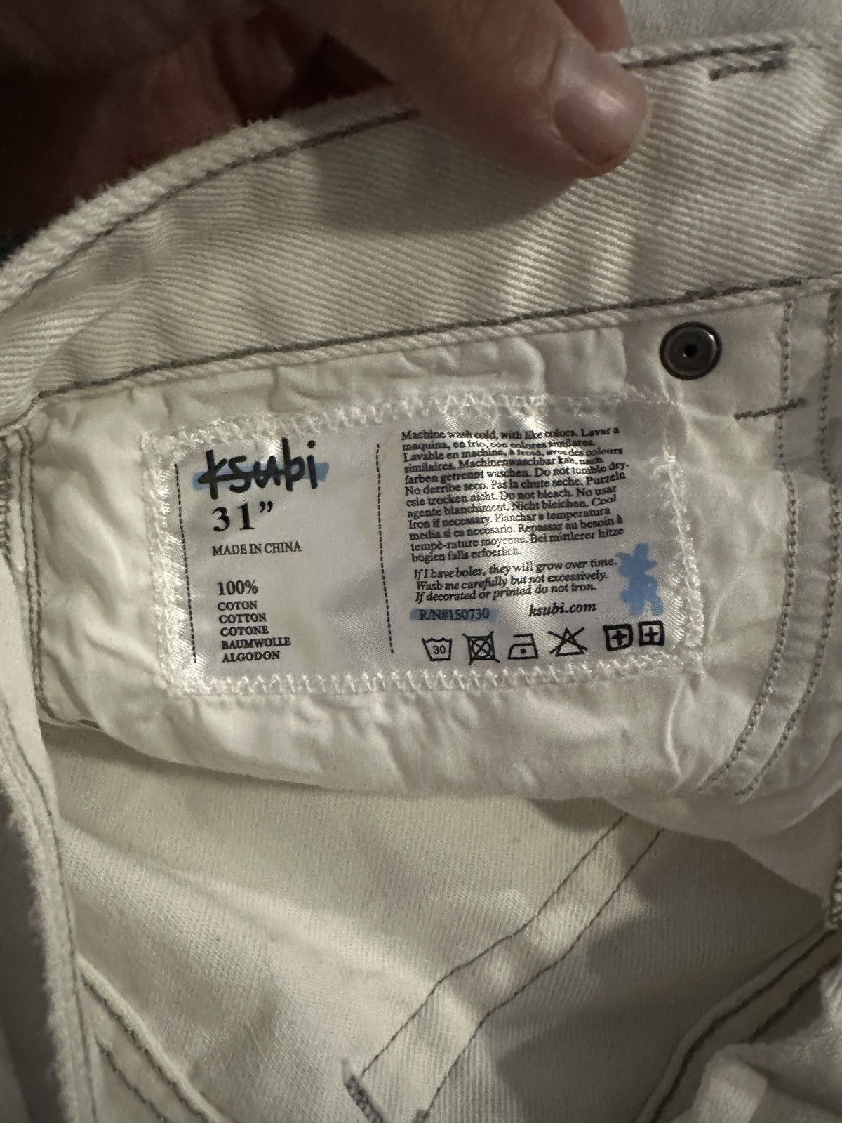 Ksubi White ksubi jeans Size US 31 - 3 Thumbnail