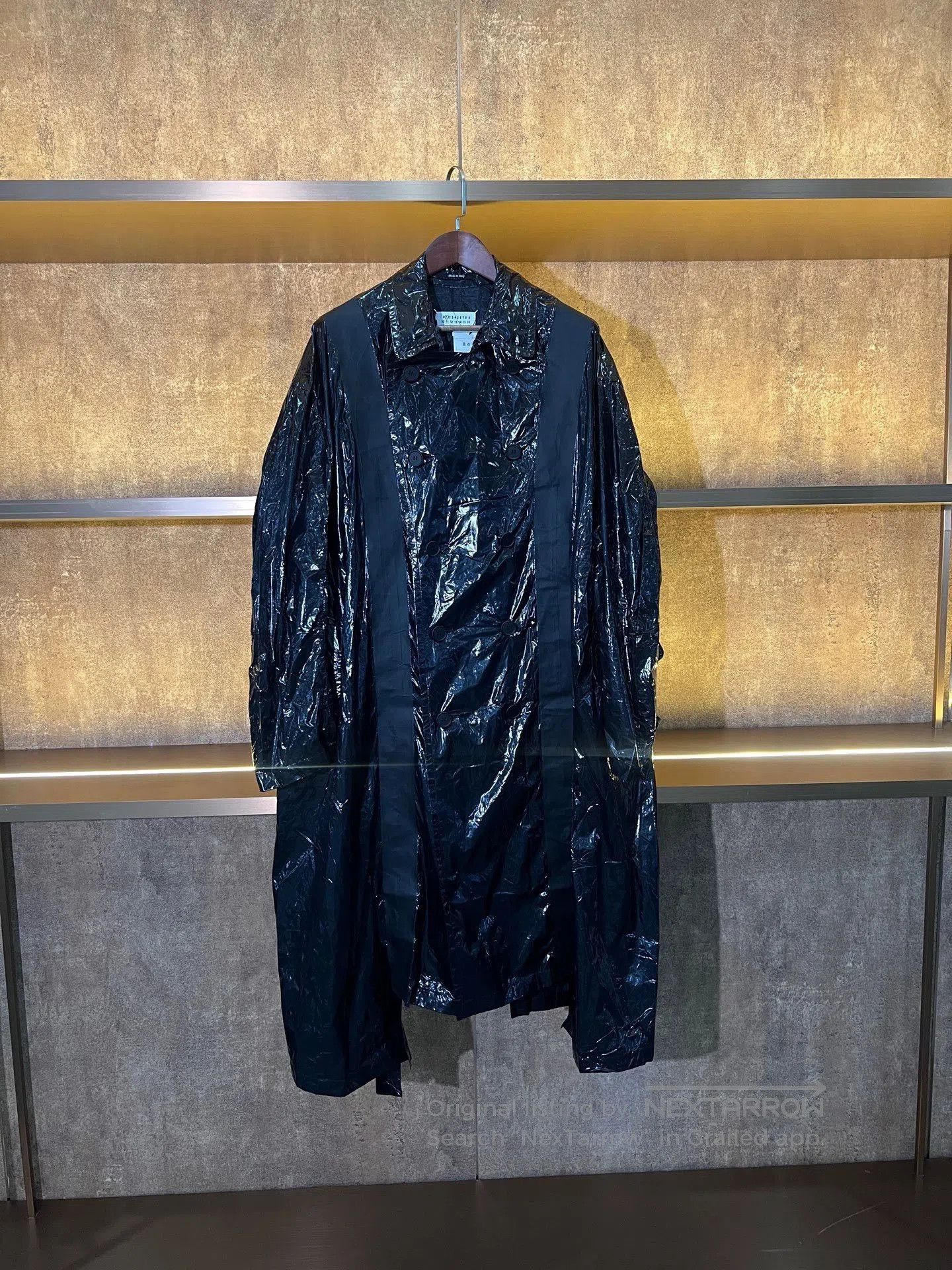Maison Margiela Maison Margiela Coated Shiny Trench Coat. Size XS / US 0-2 / IT 36-38 - 1 Thumbnail