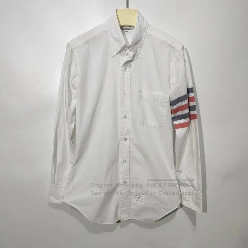 Thom Browne Thom Browne Women's White Polyester Shirt . Size S / US 4 / IT 40 - 1 Thumbnail