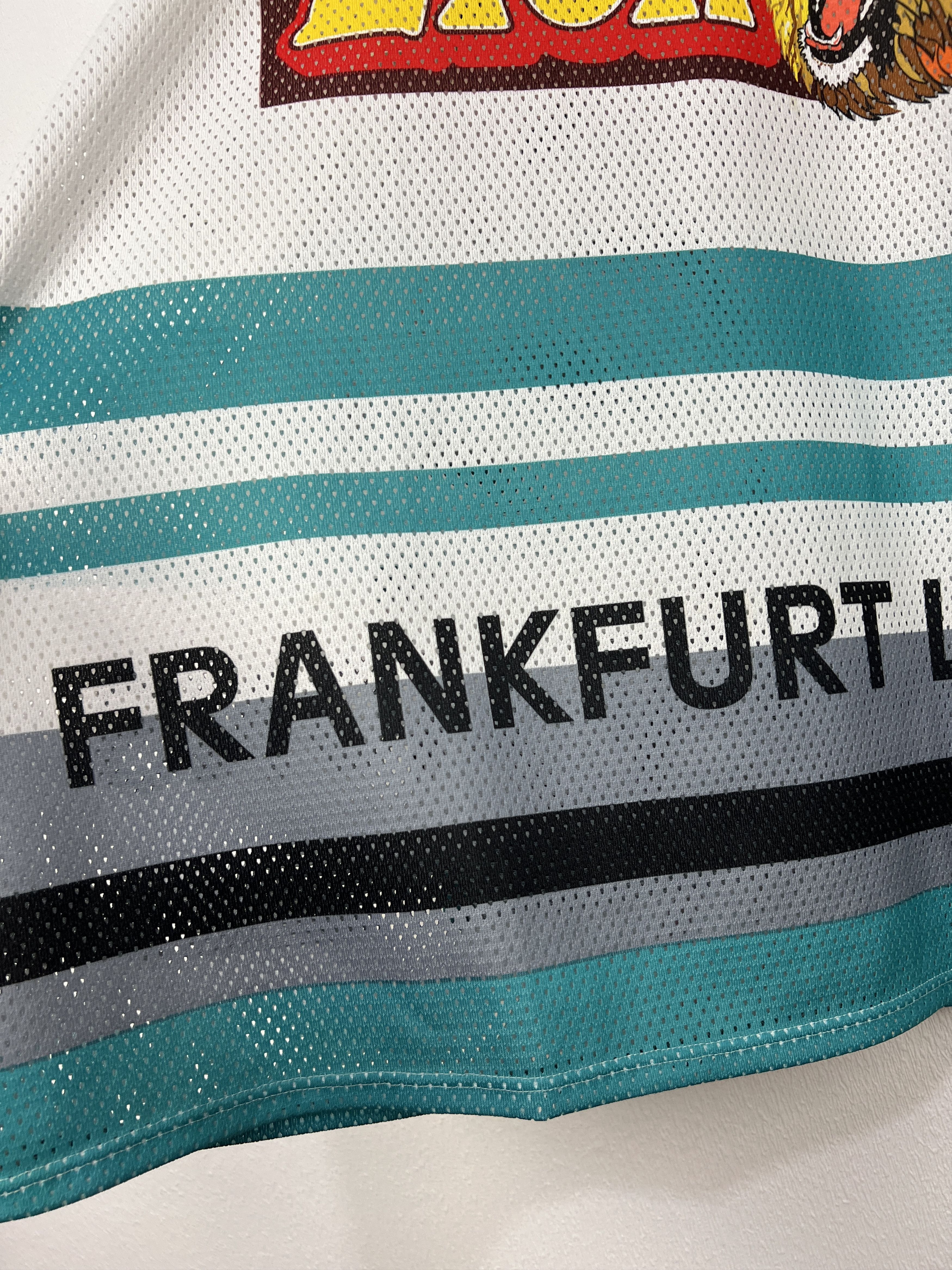 Vintage Vintage 90's Frankfurt Lions Ice Hockey #9 Ziesche Size US XL / EU 56 / 4 - 4 Thumbnail