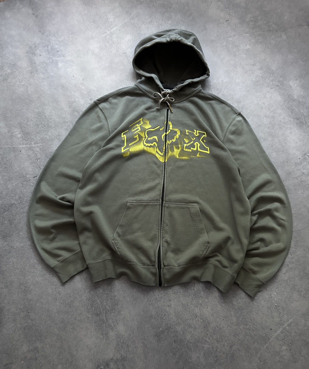 Fox Racing Vintage Fox Racing big logo y2k zip-hoodies mens Size US L / EU 52-54 / 3 - 1 Thumbnail