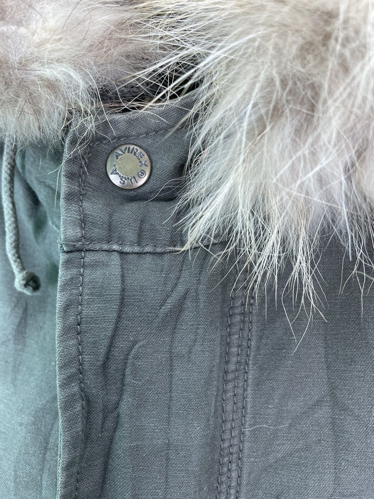 Avirex × Vintage Avirex fur mink hooded fishtail parka military jacket Size US M / EU 48-50 / 2 - 3 Thumbnail