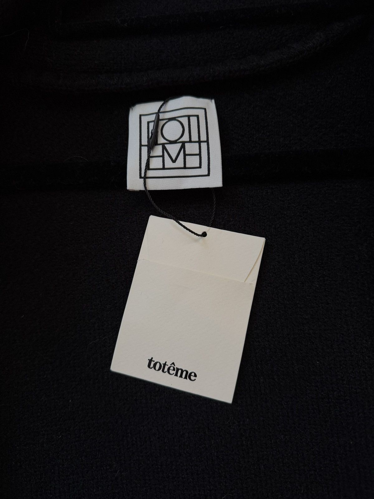 Designer × Toteme Toteme NWT avant garde wool blend embroidered scarf jacket Size XS / US 0-2 / IT 36-38 - 12 Thumbnail