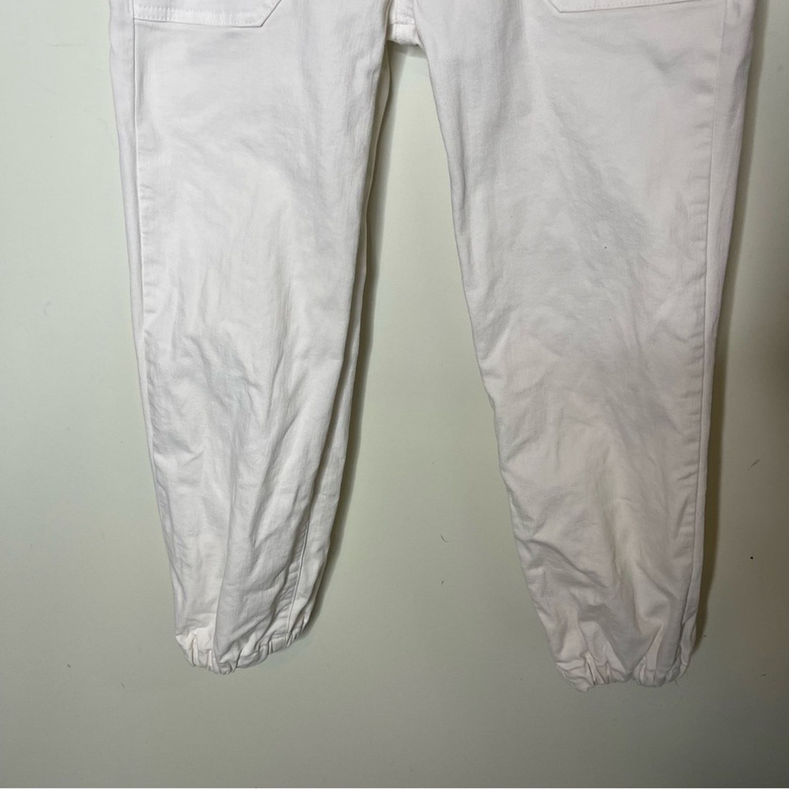 MOTHER MOTHER Denim The Wrapper Patch Springy Ankle in Cream Puffs Size 24" / US 00 / IT 34 - 5 Thumbnail
