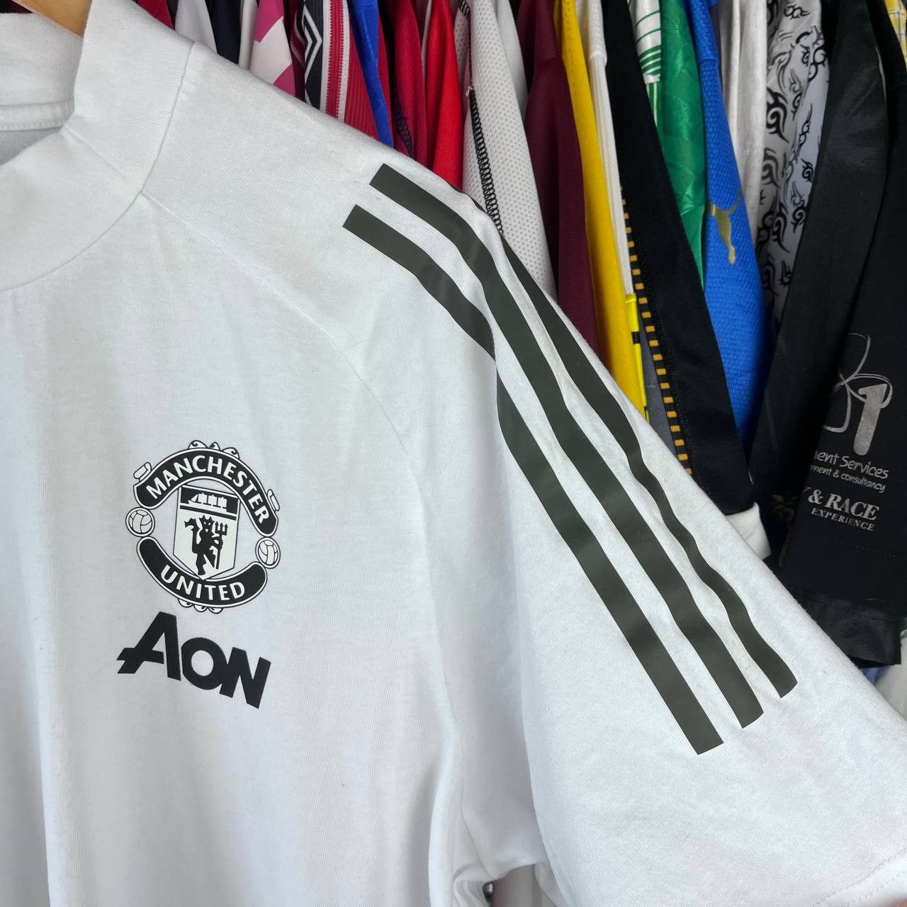 Adidas Adidas Manchester United 2020 Football Soccer Travel Tshirt Size US XL / EU 56 / 4 - 4 Thumbnail