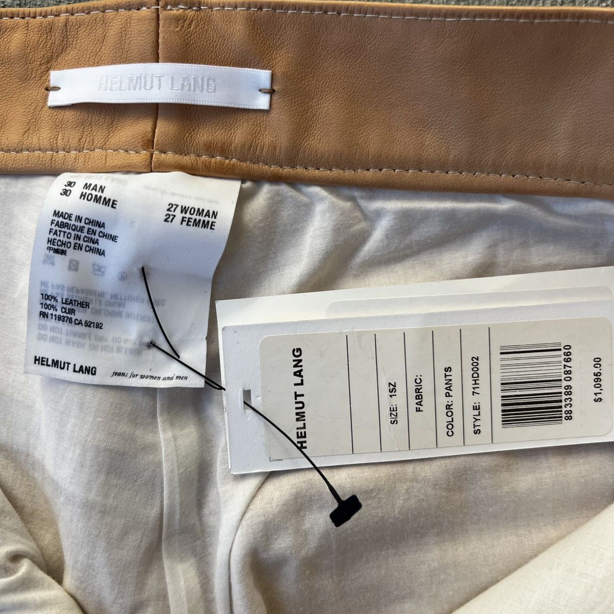 Helmut Lang Helmut Lang Leather Pants Size US 30 / EU 46 - 3 Thumbnail