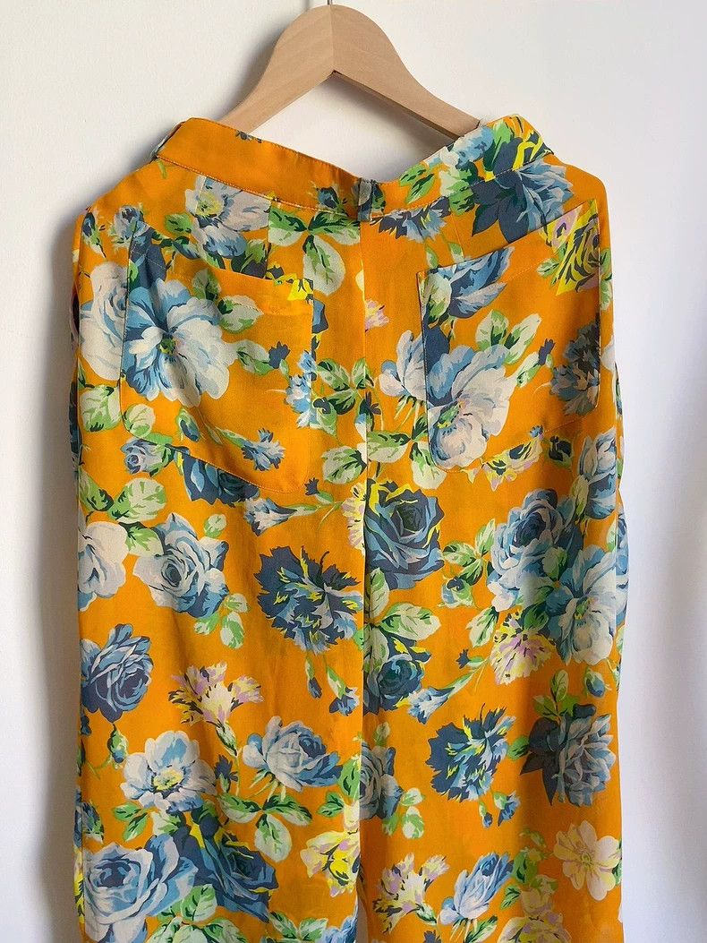Kenzo KENZO jungle 80s printed wide-leg pants Size 26" / US 2 / IT 38 - 4 Thumbnail
