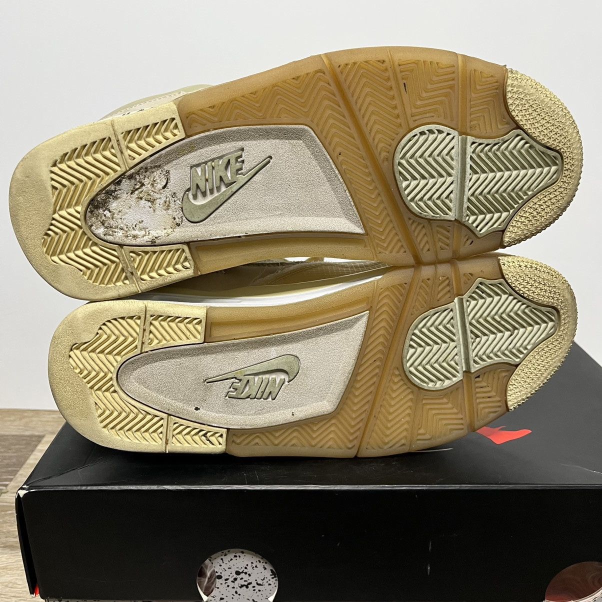 Jordan Brand × Off-White sail off-white 4s Size US 8.5 / EU 41-42 - 6 Thumbnail