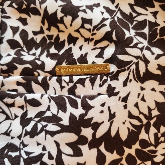 Michael Kors MK Michael Kors Black & White Designed Front Zip Sz. 34 Pant Size 34" / US 12 / IT 48 - 6 Thumbnail