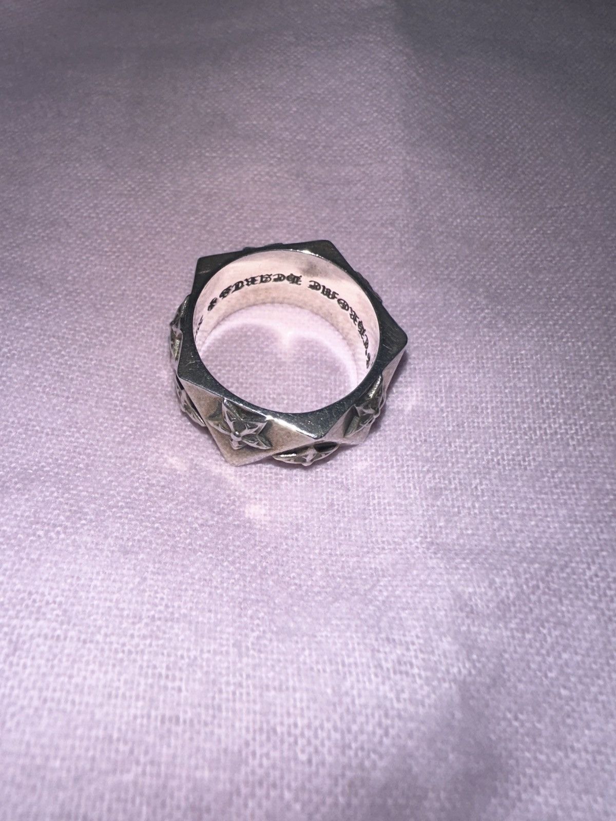 Chrome Hearts Chrome Hearts Men’s Pentagon Star Silver Ring Size 10 Size ONE SIZE - 9 Thumbnail