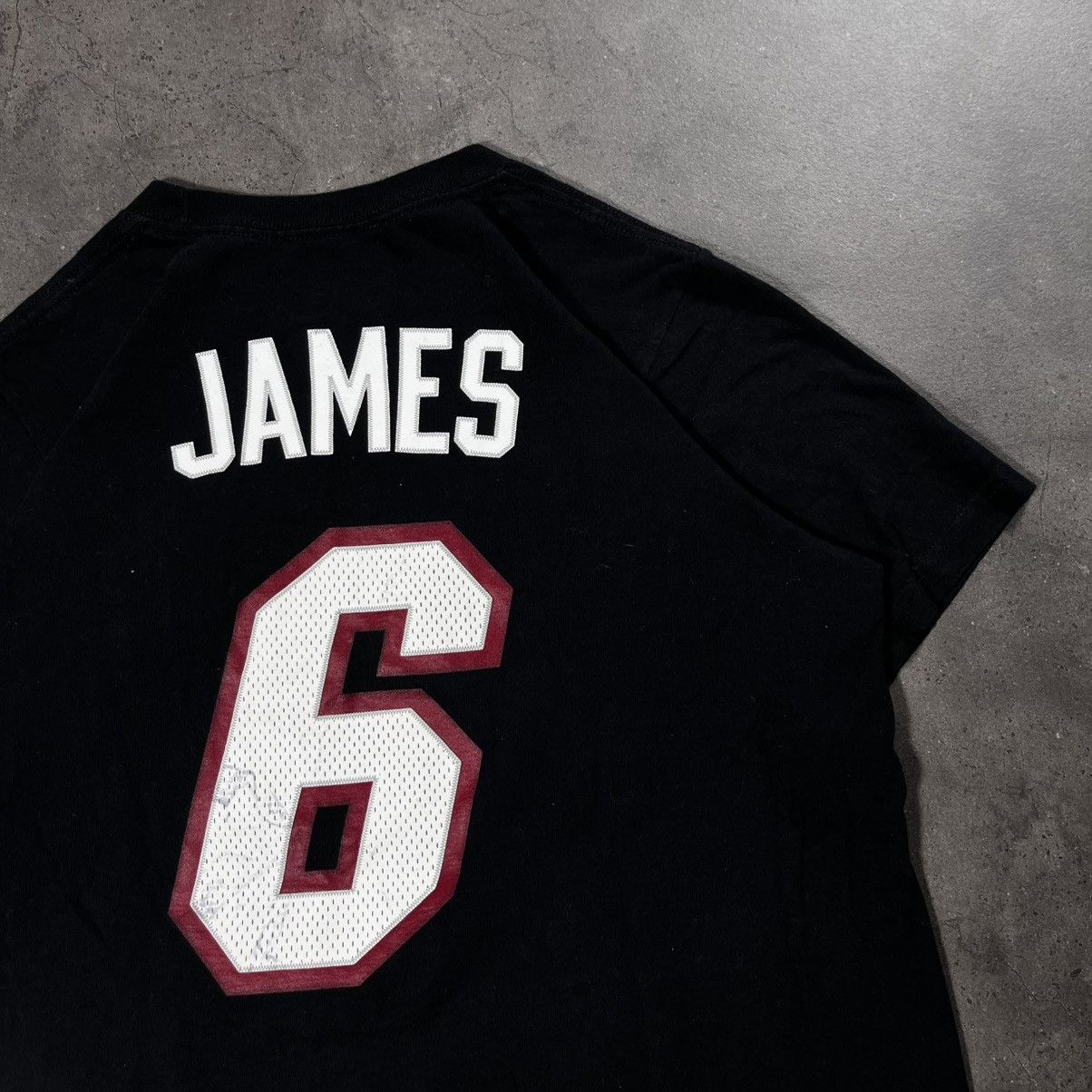 Adidas Vintage 2010s Adidas Miami Heat Lebron James Jersey NBA Tee Size US S / EU 44-46 / 1 - 12 Thumbnail