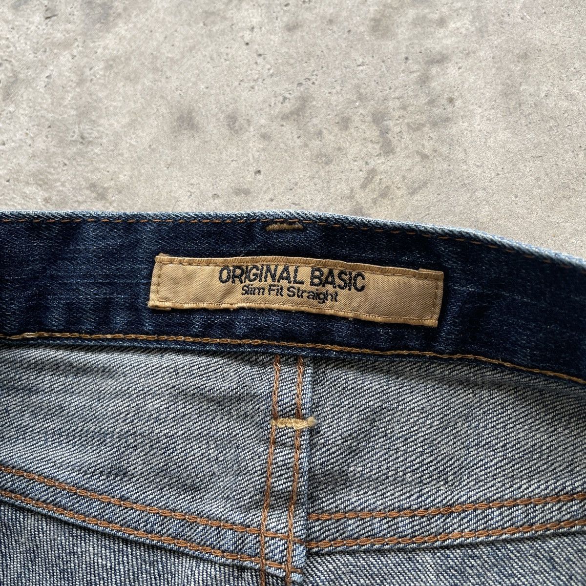 Japanese Brand × Jean × Vintage Vintage Japanese Brand Indigo Blue Denim Jeans Pants W33 Size US 33 - 8 Thumbnail