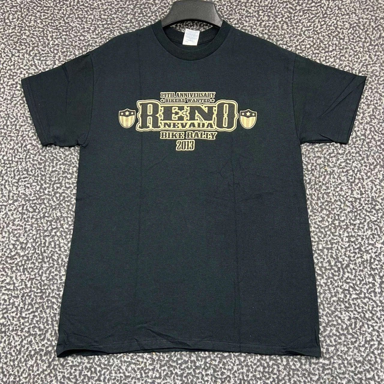 Gildan Vintage Reno Bike Rally Shirt Men M Short Sleeve Deadstock Size US M / EU 48-50 / 2 - 2 Thumbnail