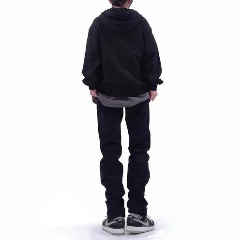 Japanese Brand × Jean Mens Skinny Jeans Street, Black Hole Slim Fit Size US 32 / EU 48 - 4 Thumbnail