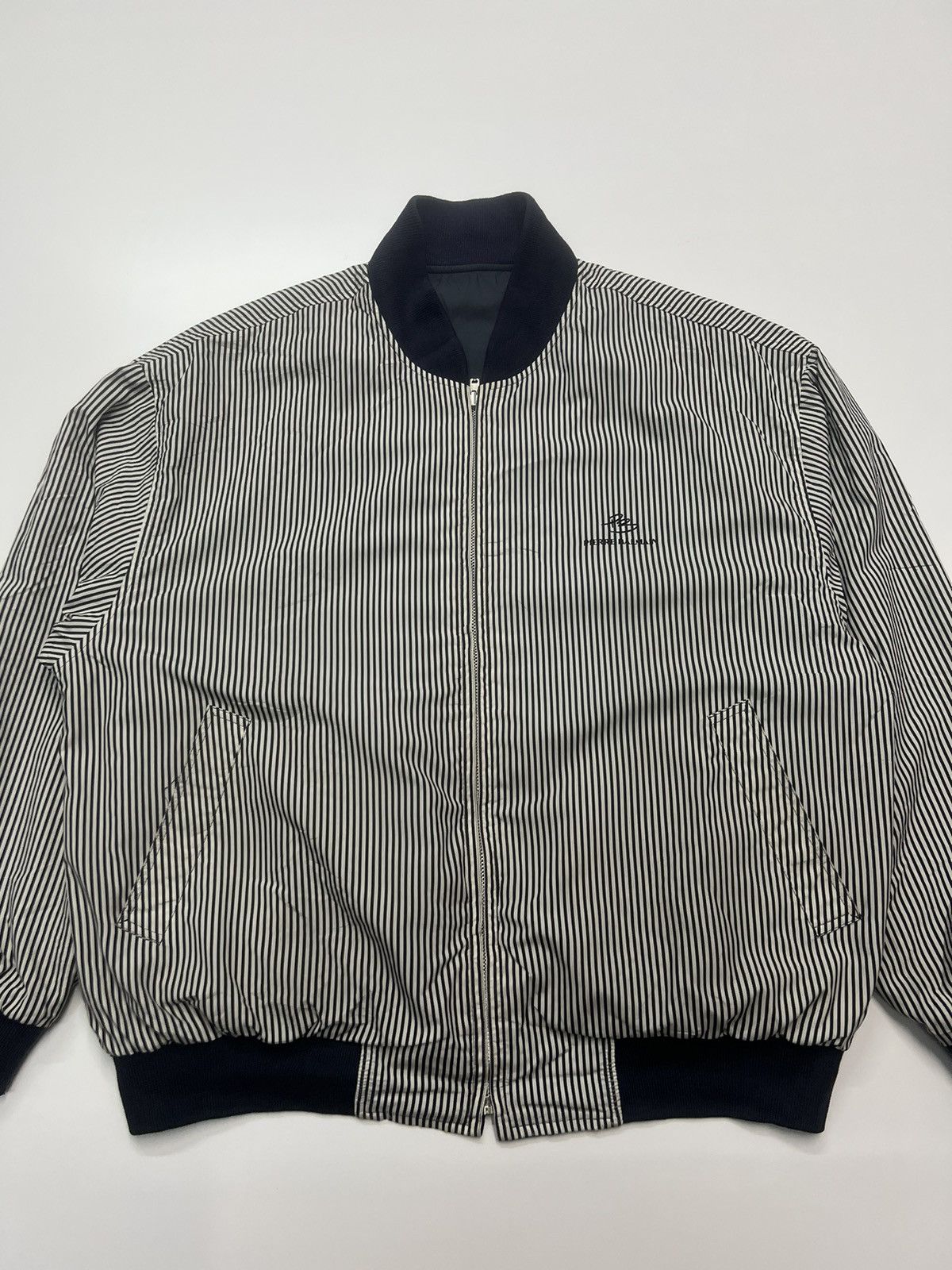 Pierre Balmain 🔥AUTHENTIC PIERRE BALMAIN BOMBER JACKET REVERSIBLE Size US L / EU 52-54 / 3 - 8 Thumbnail