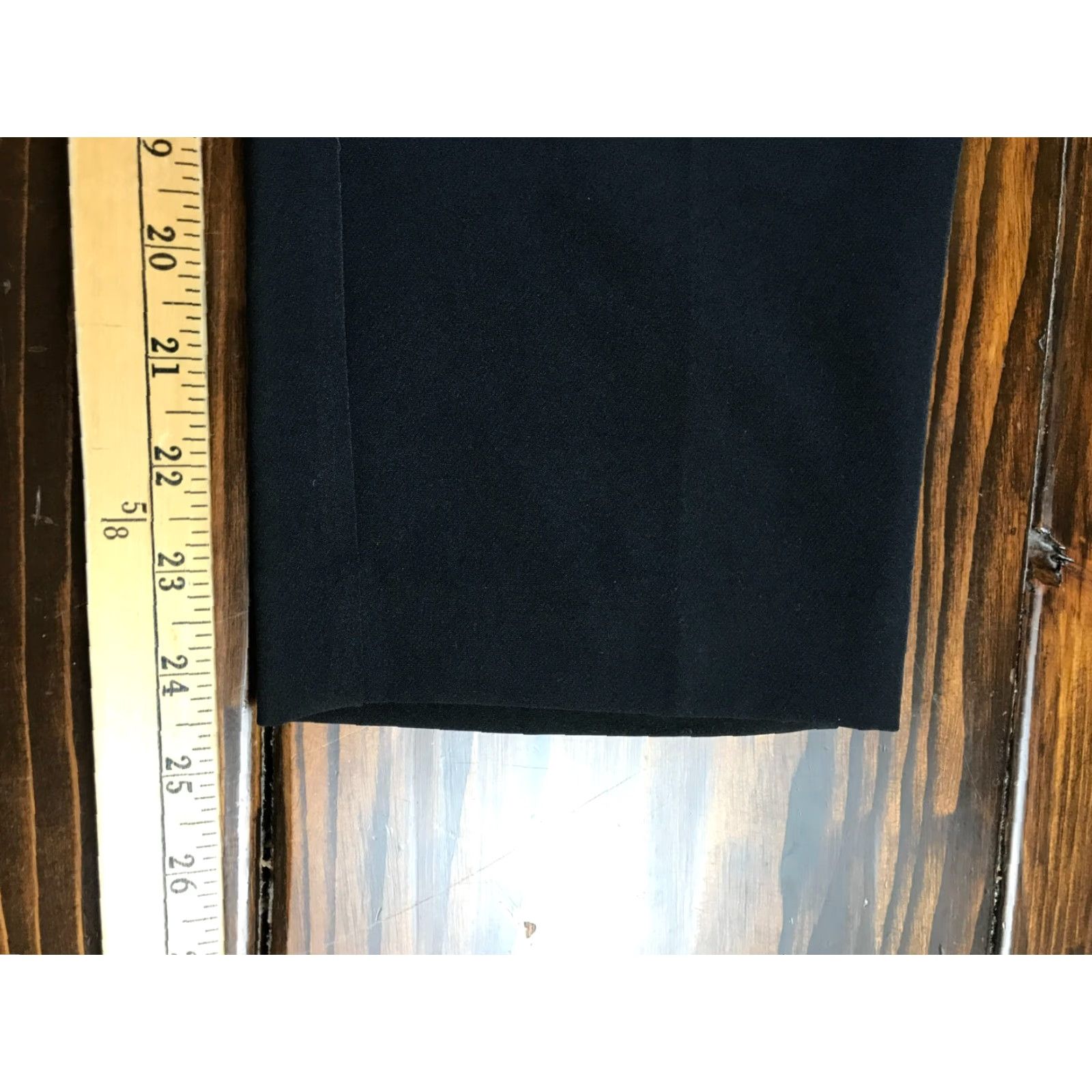 Vintage Maurices Women's Pants Cropped Dress Pants Black 5/6 Womens Size 27" / US 4 / IT 40 - 5 Thumbnail