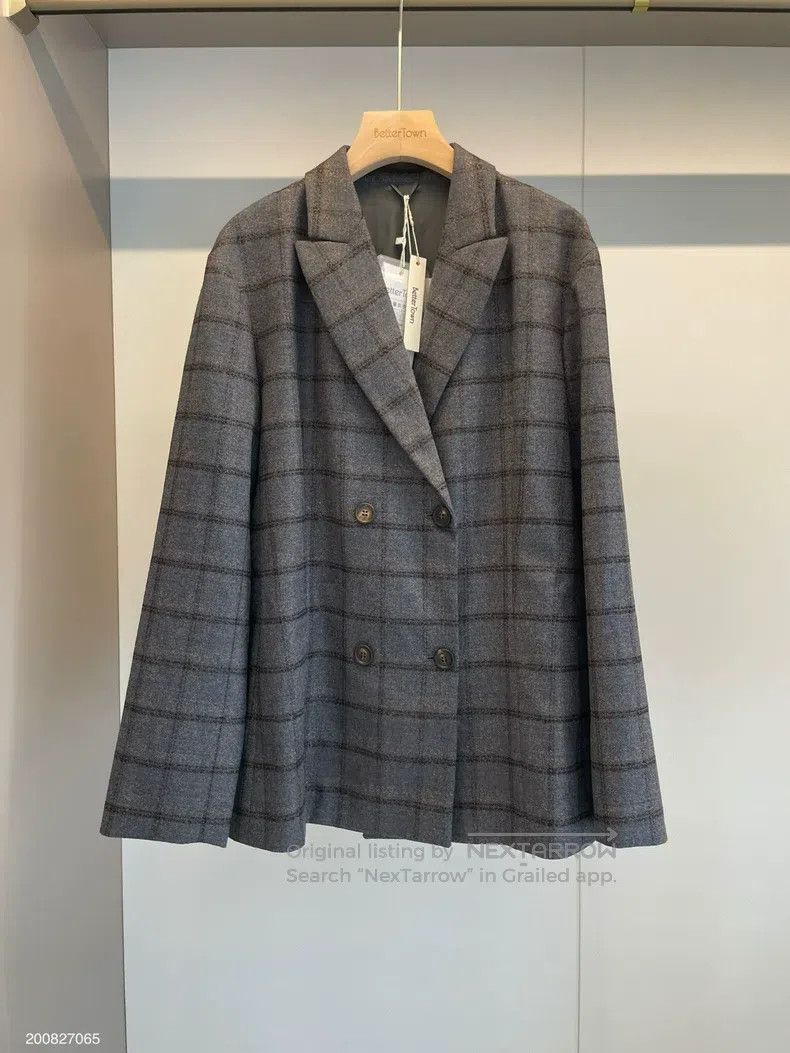 Brunello Cucinelli Brunello Cucinelli Wool Blazer Size M / US 6-8 / IT 42-44 - 1 Thumbnail