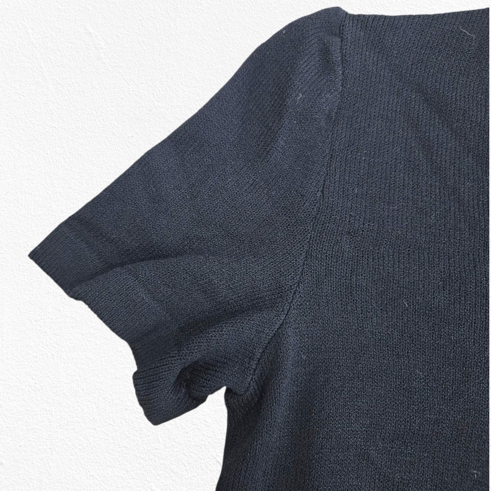 Other 90s St. John Black Short Sleeve Knit Sweater Size Small Size S / US 4 / IT 40 - 5 Thumbnail