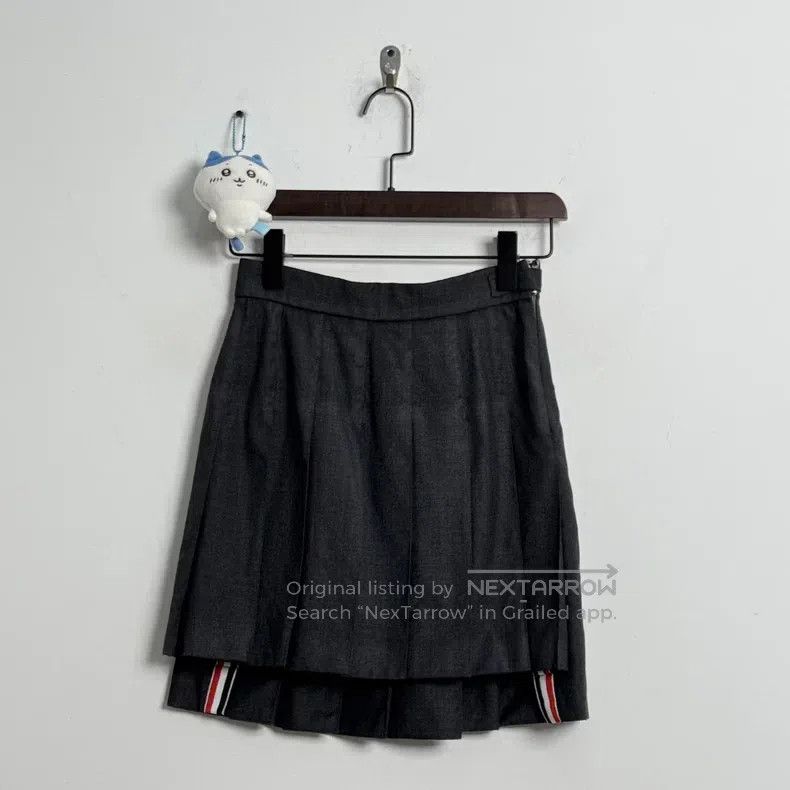Thom Browne Thom Browne Woolen stripe pleated skirt Size 24" / US 00 / IT 34 - 1 Thumbnail