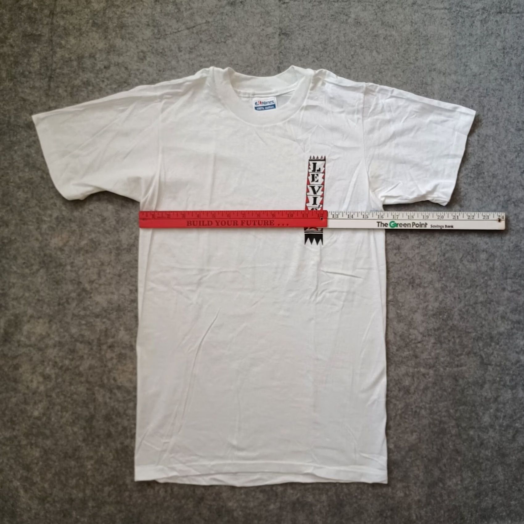 Levi's VINTAGE Levi's T Shirt Mens Small White Logo Short Sleeve Casual Throwback USA Mens Size US S / EU 44-46 / 1 - 4 Thumbnail