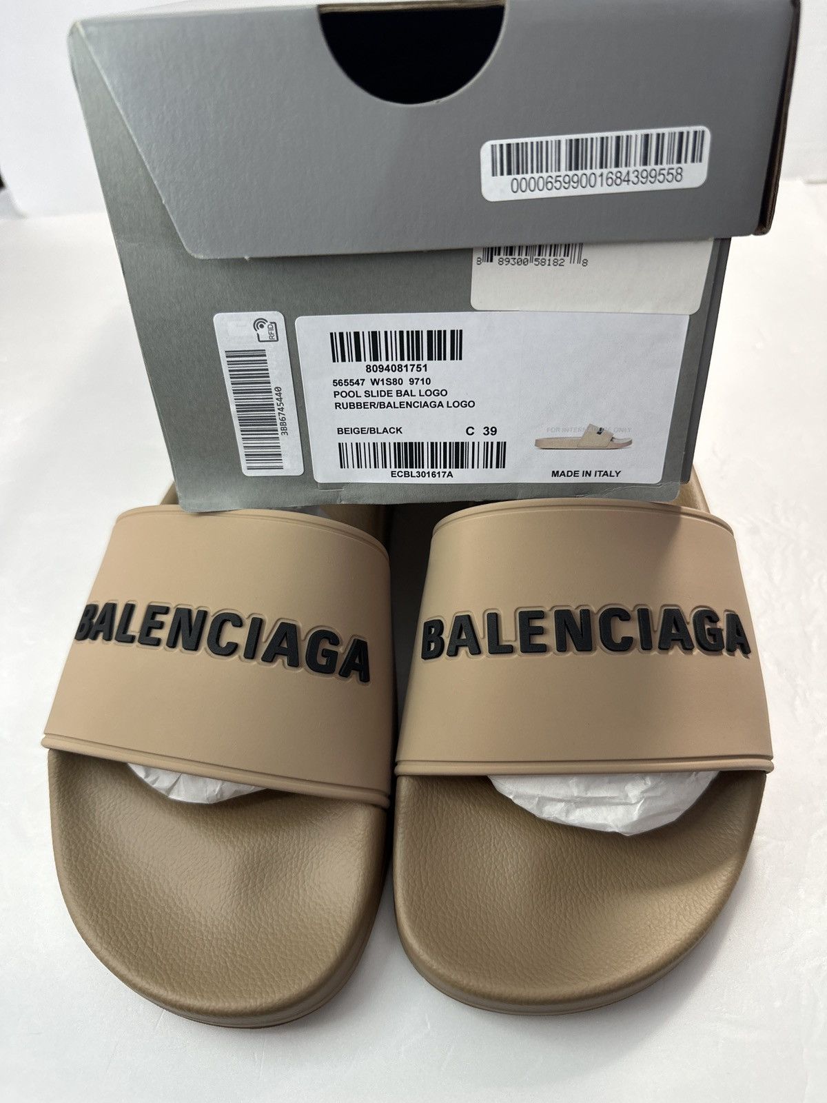Balenciaga New Authentic Balenciaga Logo Sport Slide Size US 9 / IT 39 - 8 Thumbnail