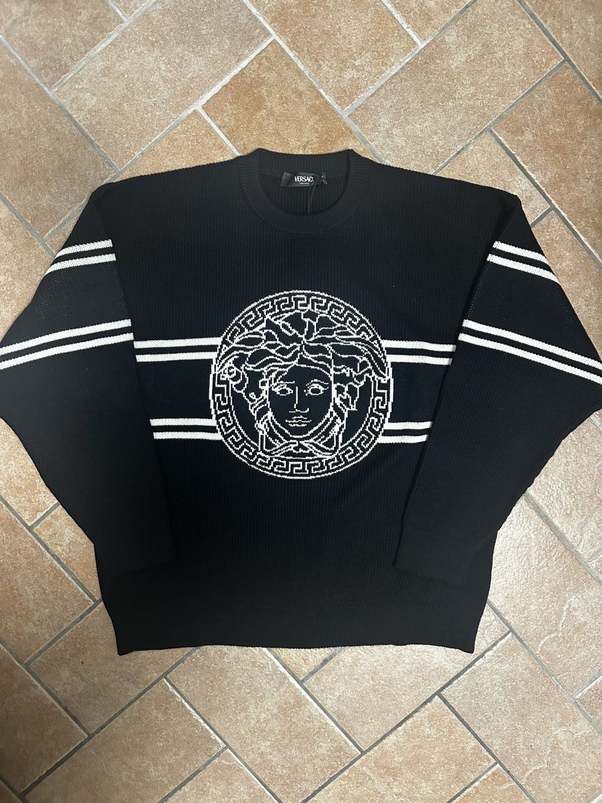 Versace Versace Black Sweatshirt Size US XL / EU 56 / 4 - 1 Thumbnail