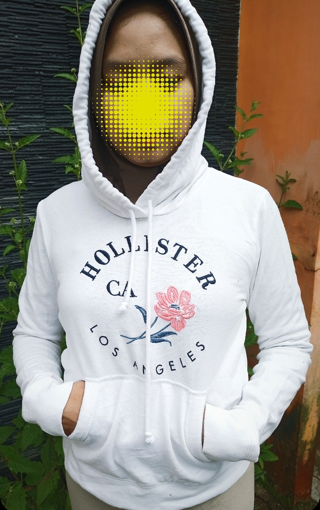 Hollister × Le Grande Bleu (L.G.B.) HOLLISTER CA 🌸 LOS ANGELES WHITE HOODIE Size US M / EU 48-50 / 2 - 1 Thumbnail