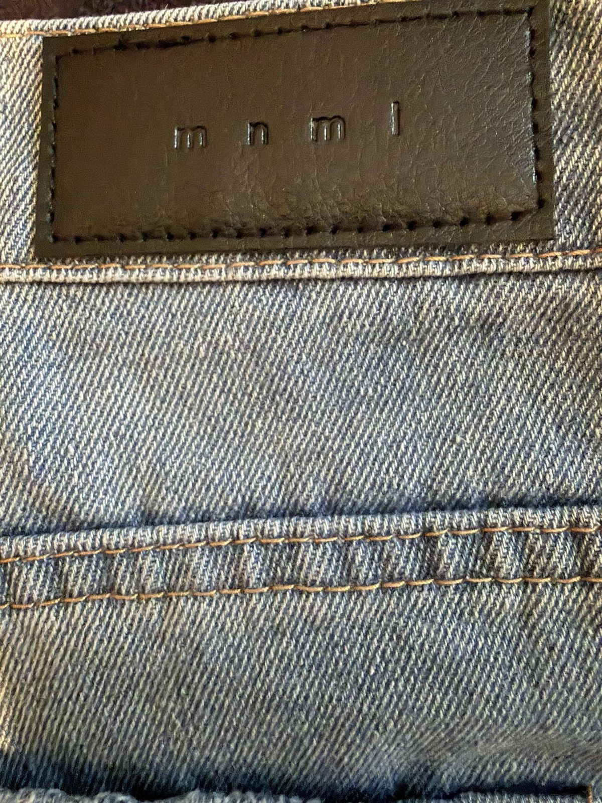MNML MNML Straight Everyday Denim Light Wash Brand New w/ Tags Size US 38 / EU 54 - 3 Thumbnail