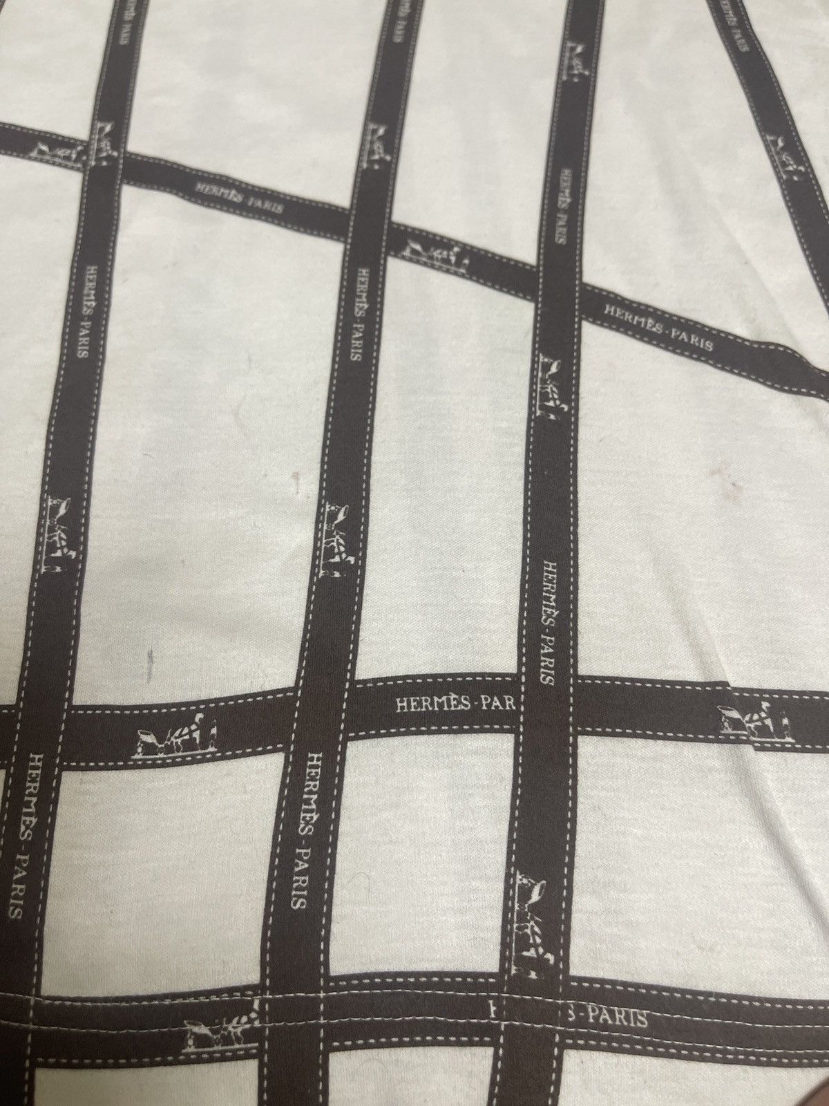 Hermes Hermes Ribbon Print T Shirt Size US M / EU 48-50 / 2 - 8 Thumbnail