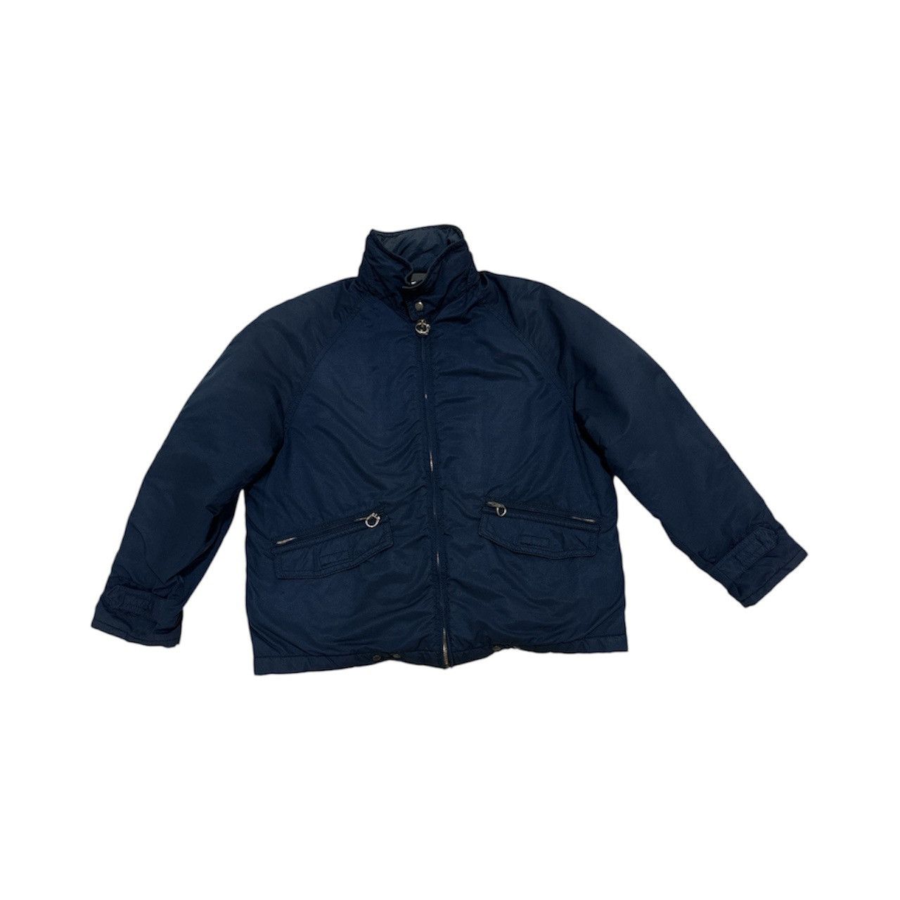 Giorgio Armani Vintage 80’s Armani Jeans Padded Jacket Oversized Blue Power Size US M / EU 48-50 / 2 - 1 Thumbnail