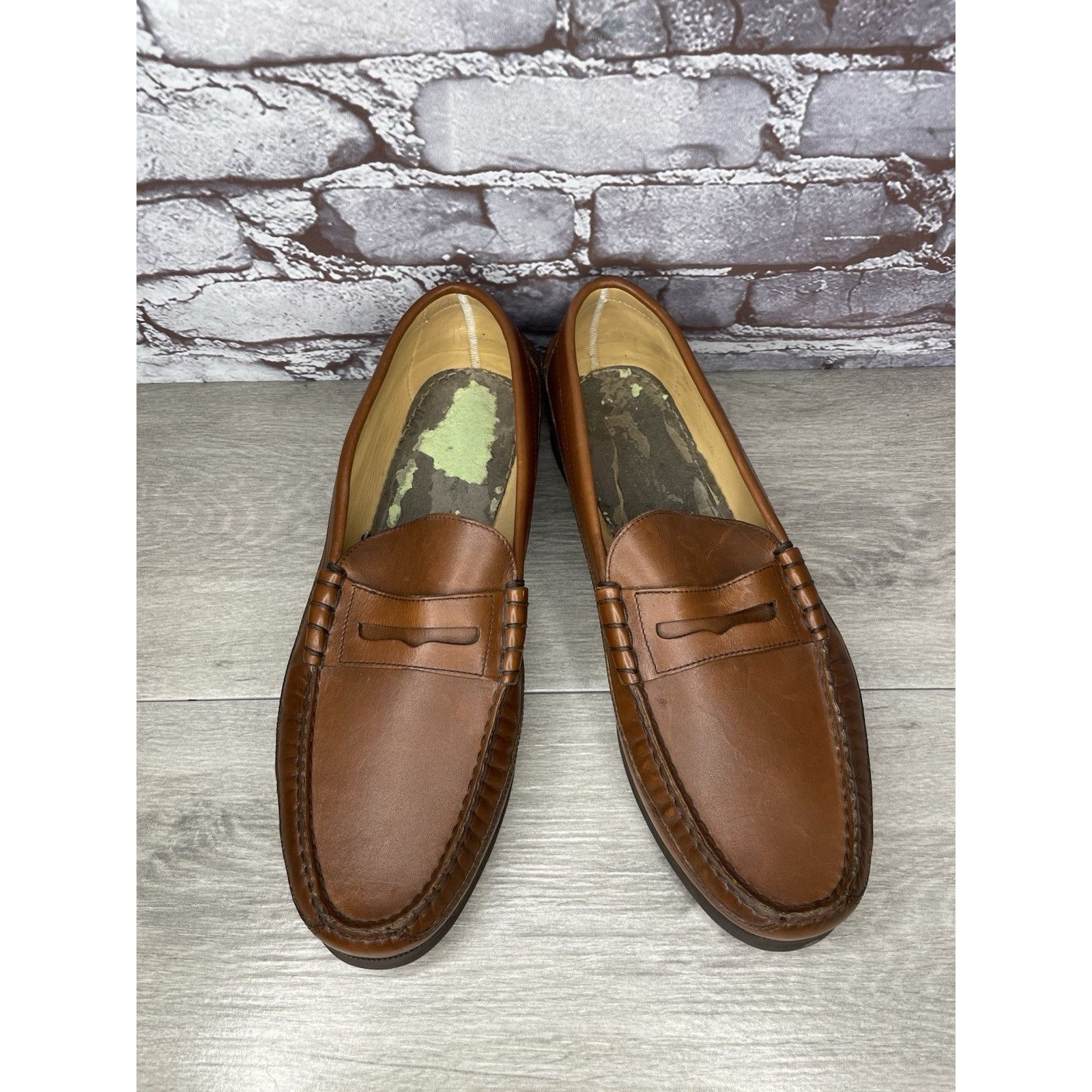 Mephisto Mephisto Spinnaker Brown Leather Penny Loafers Casual Shoes Size US 11.5 / EU 44-45 - 2 Thumbnail